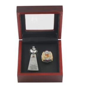 2023 Kansas City Football Championship Ring & Trophy Set