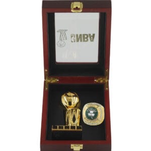 2024 Boston Basketball Championship Ring & Trophy Set