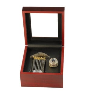 2025 Los Angeles Baseball Championship Ring & Trophy Set