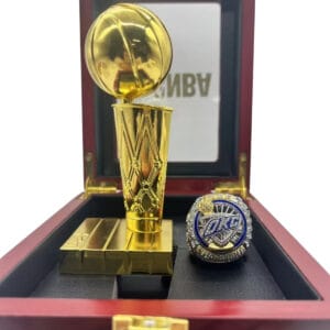 2025 Oklahoma City Basketball Championship Ring & Trophy Set