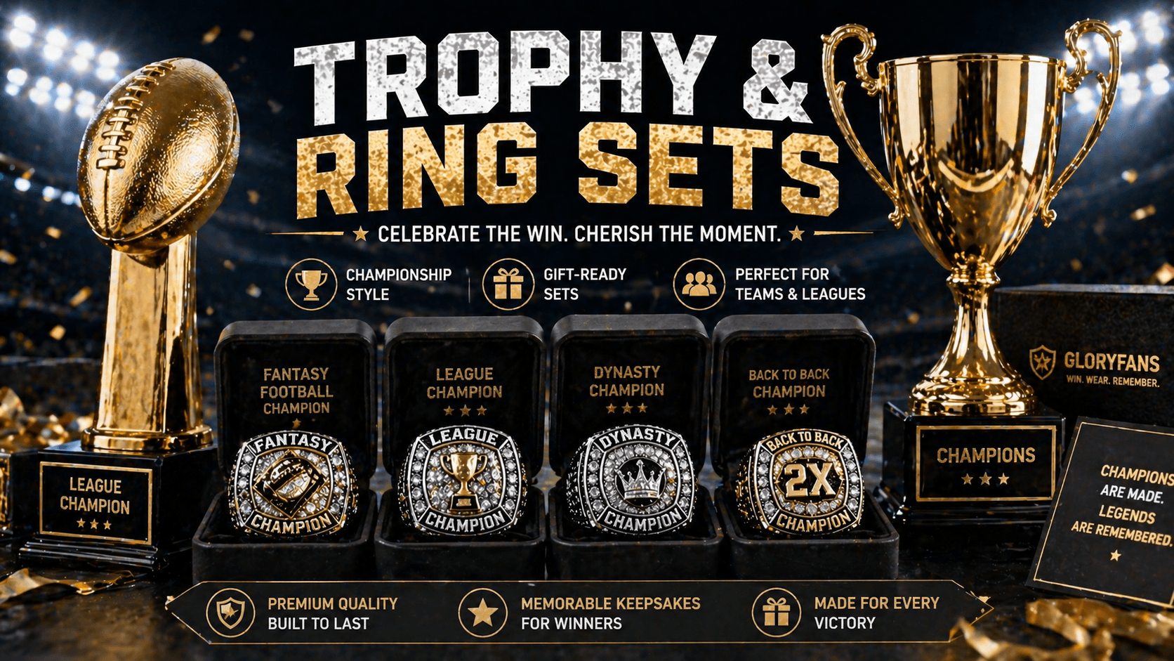 Trophy & Ring Sets