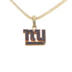 New York Football NY Pendant Necklace