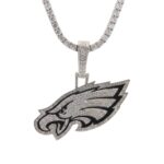 Philadelphia Football logo pendant necklace