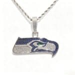Seattle Football Logo Pendant Necklace
