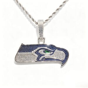 Seattle Football Logo Pendant Necklace