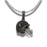 Las Vegas Football Team Helmet Pendant Necklace